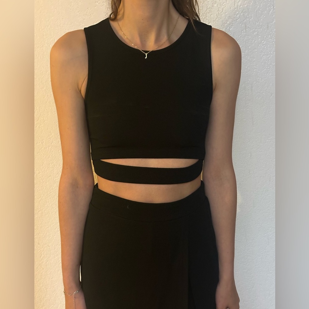 Skort and Crop Top Set